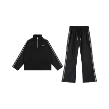 XINYINSU 24FW Casual Sportswear Unisex Black