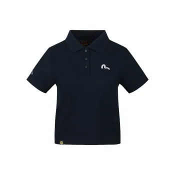 EVISU 2025 Summer Polo Shirt Women's Navy Blue