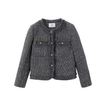 XIANGYING Jackets Women's Gray