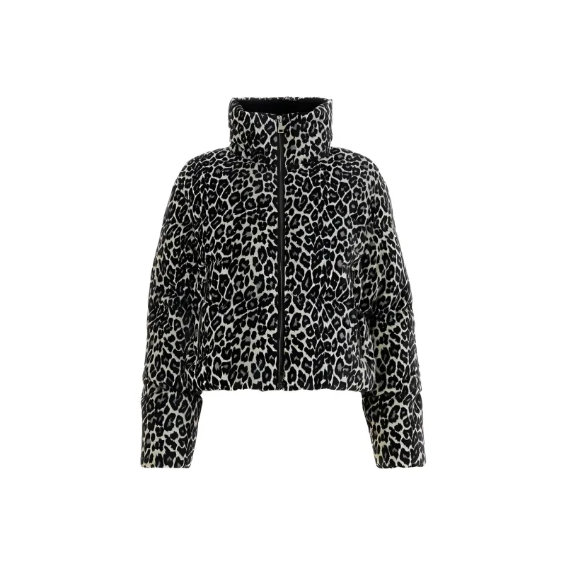 Moncler Cheetah-print Padded Puffer Jacket-0