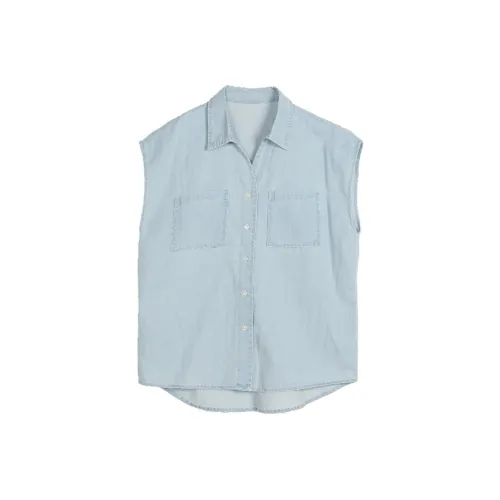 Painting system Shirts Women's Blue