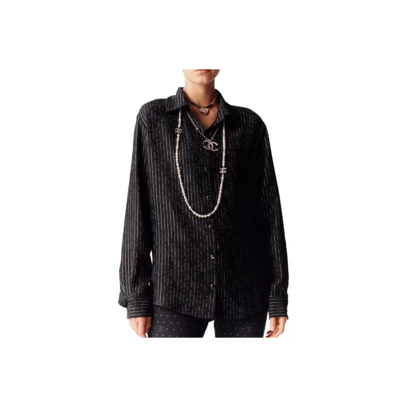 CHANEL Shirts Women's Black-0