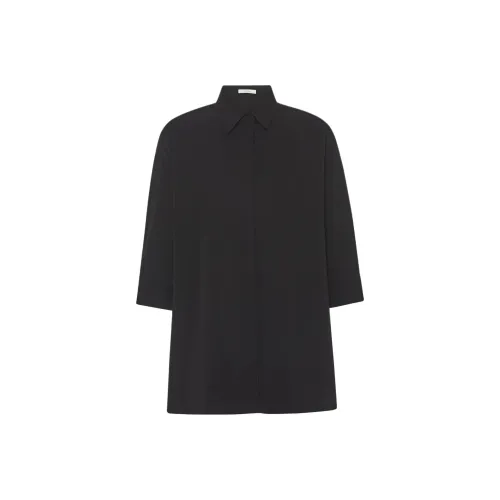 THE ROW Elada Shirt In Viscose And Wool Shirt Women's Black