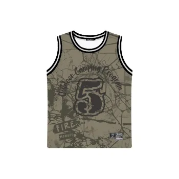 FireMonkey Basketball Jersey Unisex Gray Green Jasper
