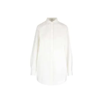 Alaia Long Sleeved Poplin Shirt Dress