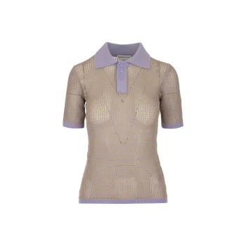 Bottega Veneta SS23 Polo Shirt Women's Purple