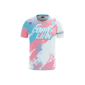 CORALIAN Badminton Clothing Men's Pink Blue