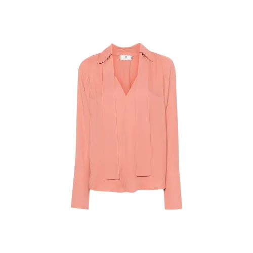 Elisabetta Franchi Attached scarf Georgette Blouse