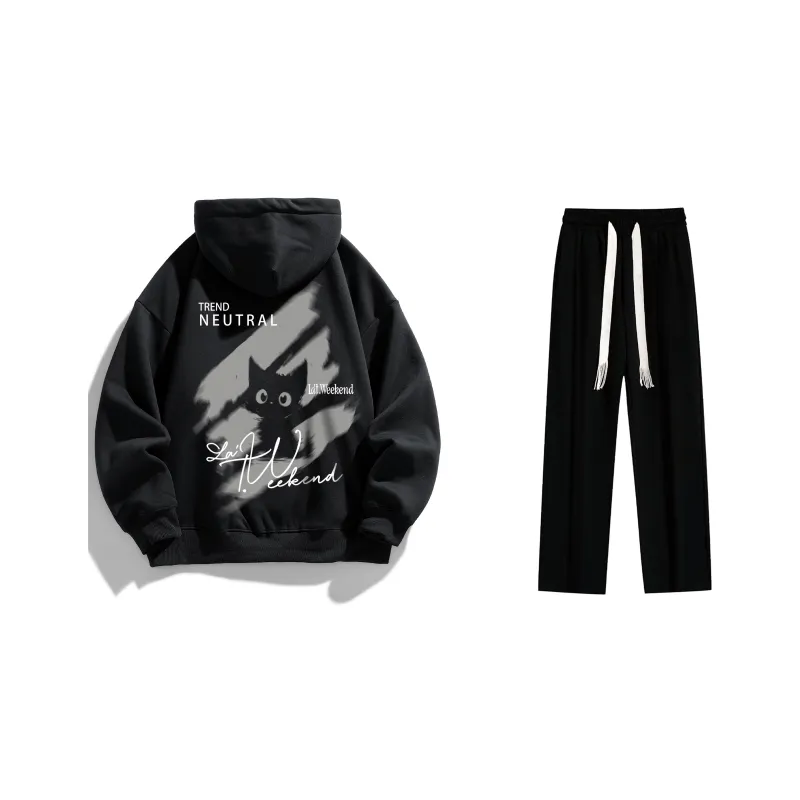LA'T.WEEKEND Sweatshirt Set Unisex-18