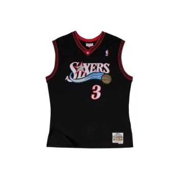 NBA Philadelphia 76ers Basketball Jersey Men's Black