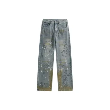 CHARLIE GOLF Jeans Unisex Vintage Blue
