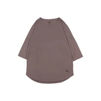 PUMA T-Shirts Women's Burgundy