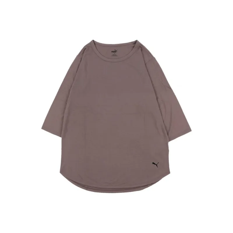 PUMA T-Shirts Women's Burgundy-0