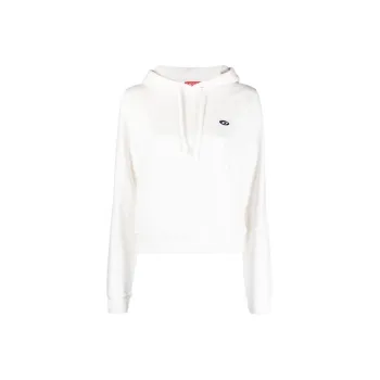 DIESEL F Reggy Logo Patch Drawstring Hoodie