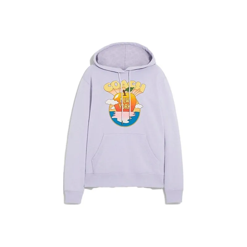 COACH Sweatshirt Women's Light Purple-0