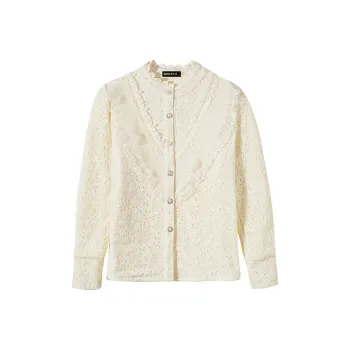 MRR&CO. Chiffon Shirts Women's Apricot