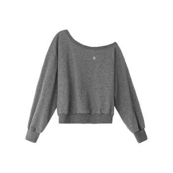 SUNSUNTOWN Sweatshirt Women's Dark Gray