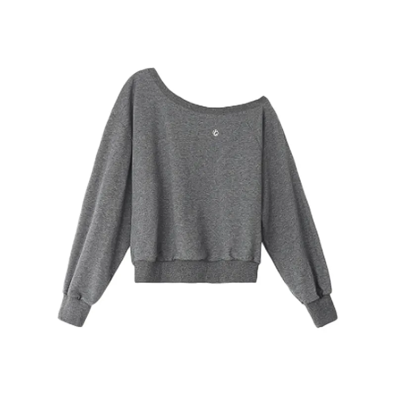 SUNSUNTOWN Sweatshirt Women's Dark Gray-0