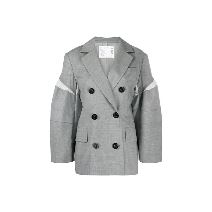 Sacai Jackets Women's Gray-0