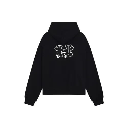 WE11DONE Teddy Twins Hoodie