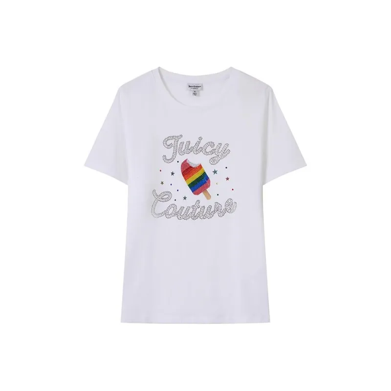 Juicy Couture T-Shirts Women's White-0