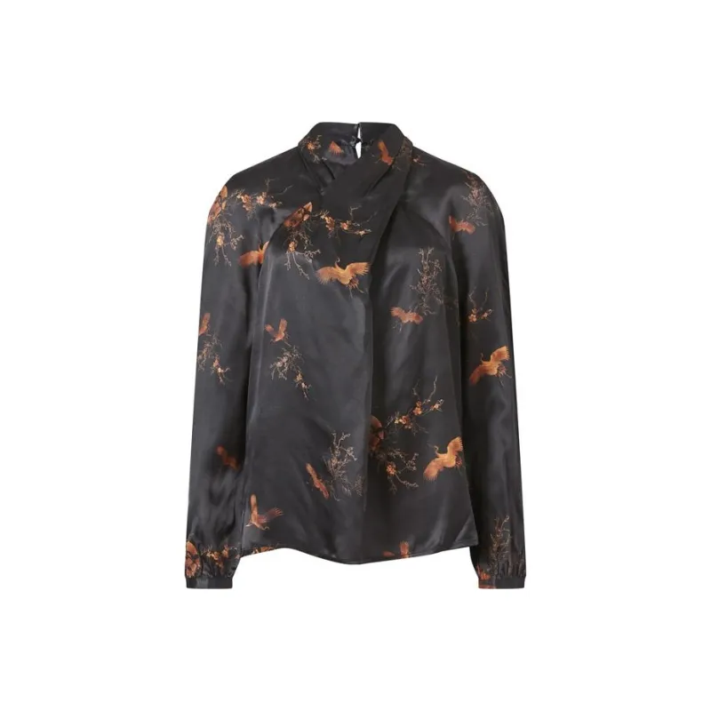 ALLSAINTS Chiffon Shirts Women's Black-0