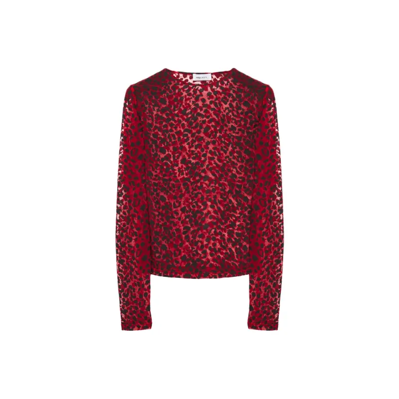Alexander McQueen Leopard patterned Top-0