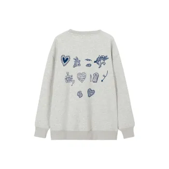 Incolore Sweatshirt Women's White Gray
