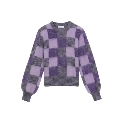 VEGA CHANG Knitwear Women's Square Purple