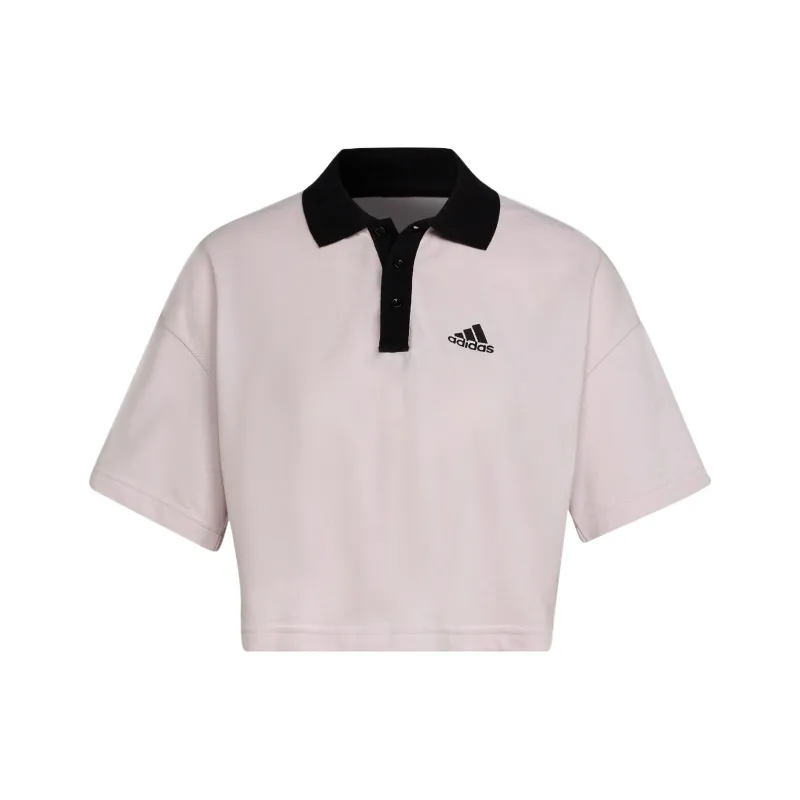 Adidas Polo Shirts Women's Pink-0