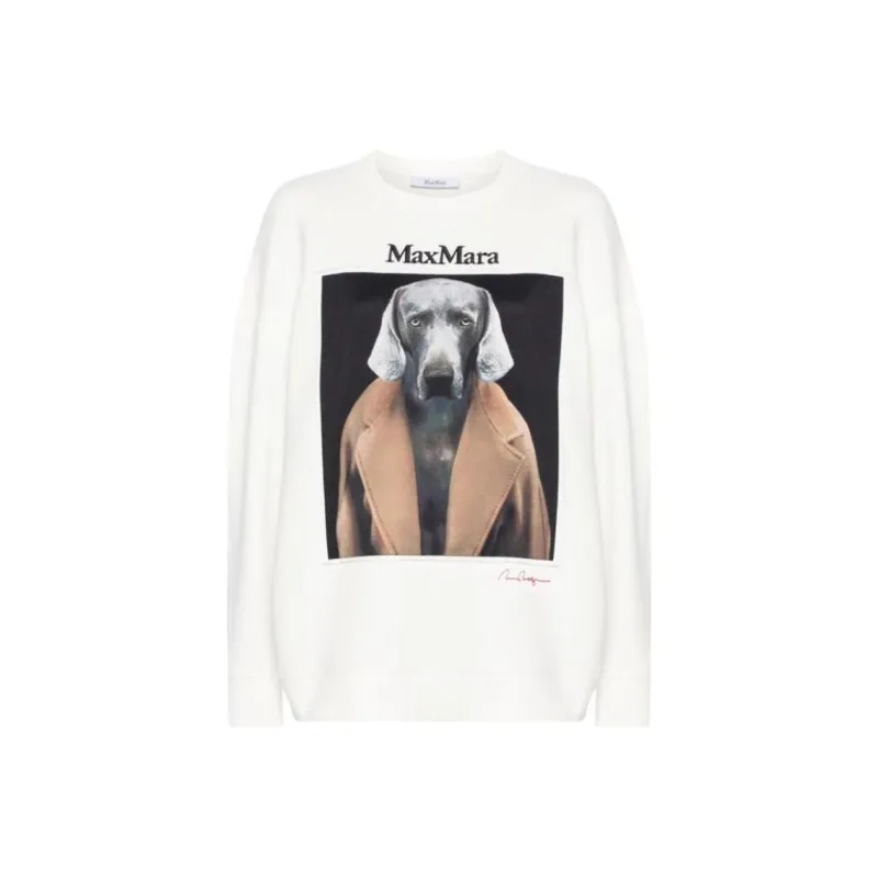 MaxMara Wegman print Sweatshirt-0