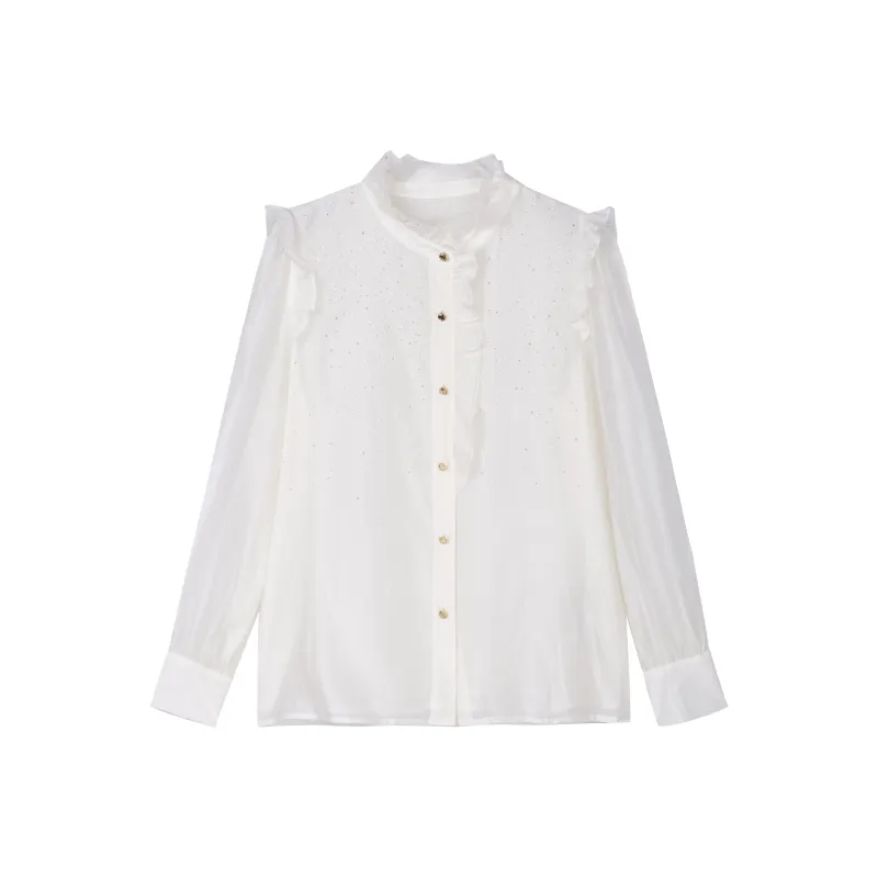 Yu Qianwen Shirts Women's Beige-0
