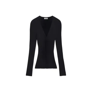 Lanvin V-neck Knitted Top