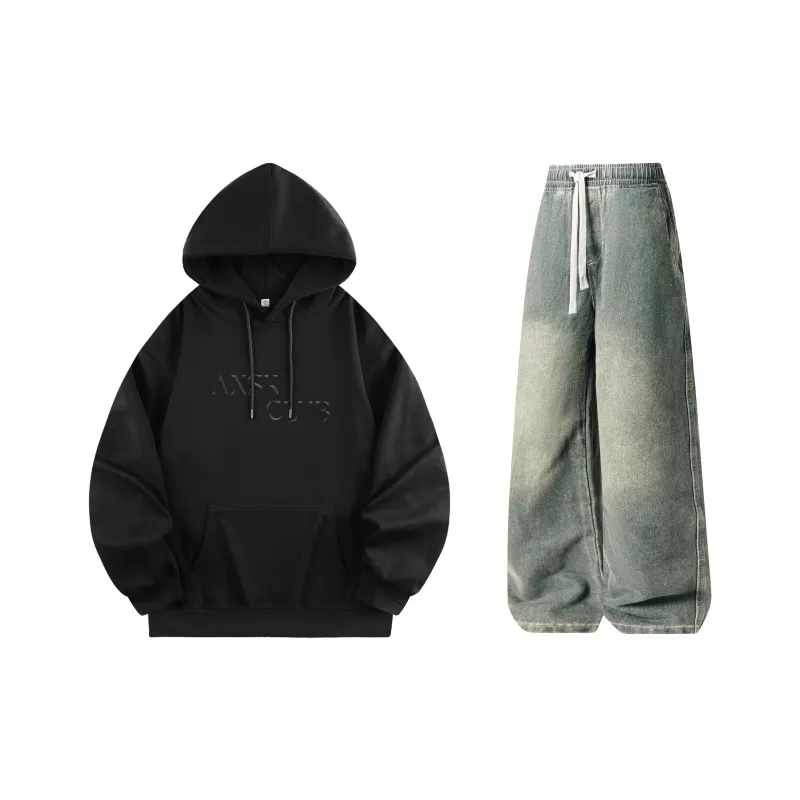 A.X.S.K Sweatshirt Sets Unisex-22