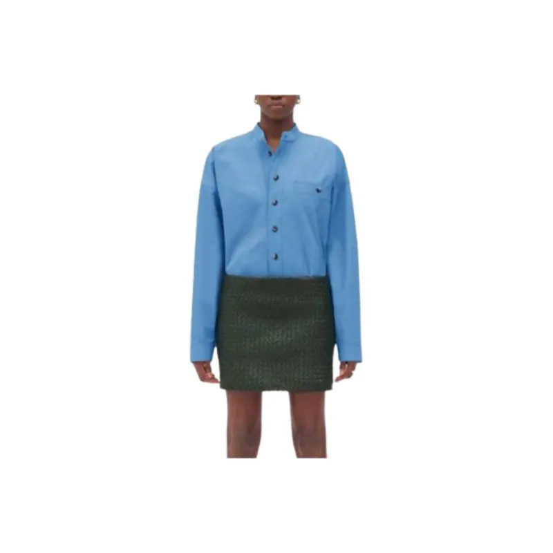 Bottega Veneta FW22 Shirt Women's Blue-0