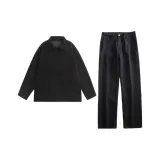 Black Sweatshirt+Black Pants