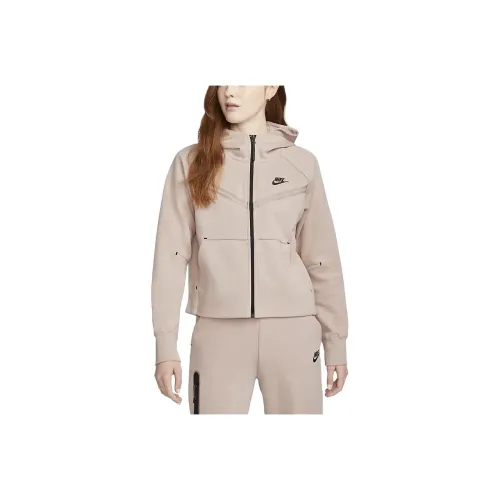 Nike Sportswear Women's Tech Fleece Full Zip Hoodie Pink Oxford/Black