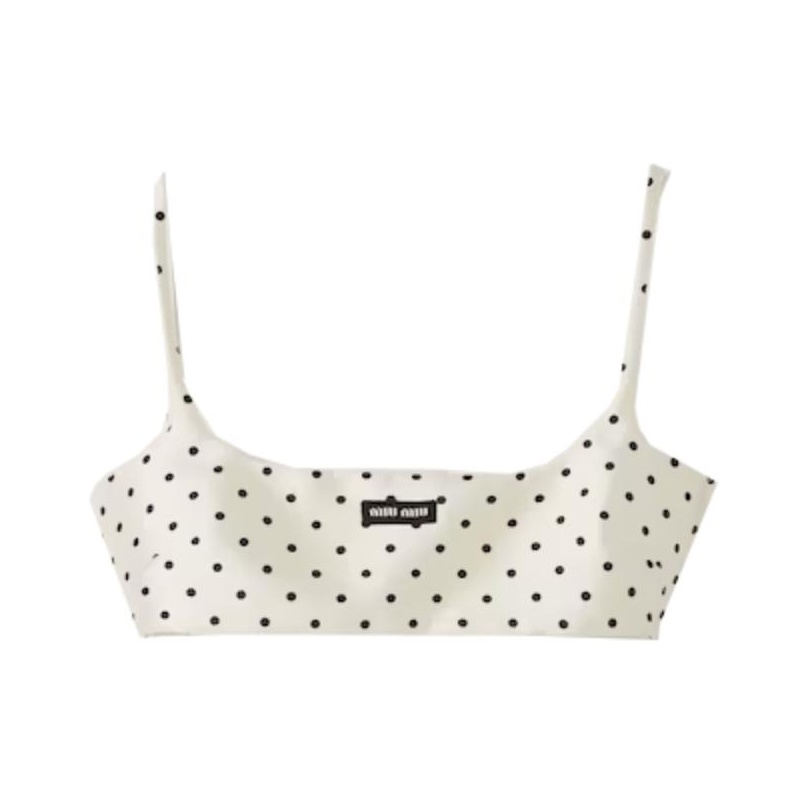Miu Miu Beige Tops on Sale & Authentic - POIZON Miu Miu Beige Tops on Sale & Authentic - POIZON