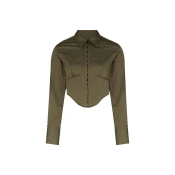 DION LEE Shirts Women's Green