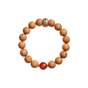 GUMUJIANG Barbie Sandalwood Bracelets Unisex