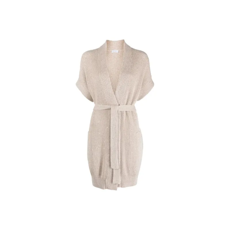 Brunello Cucinelli Chunky knit Sleeveless Cardigan-0