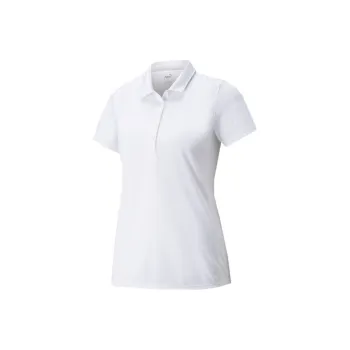 PUMA Polo De Golf Gamer Femme Polo Shirt Women's White