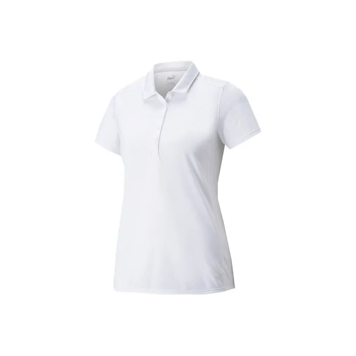 PUMA Polo De Golf Gamer Femme Polo Shirt Women's White-0