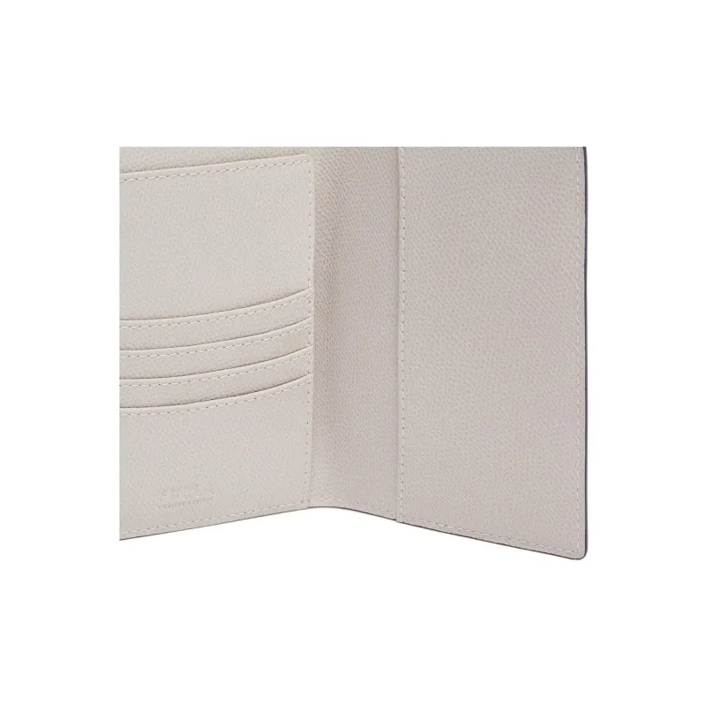Furla Leather Card Holders Passport Holders Women's Light Purple & Ecru-4