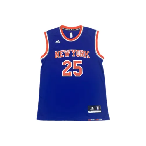 Adidas x NBA Knicks Team Basketball Jerseys Unisex Blue