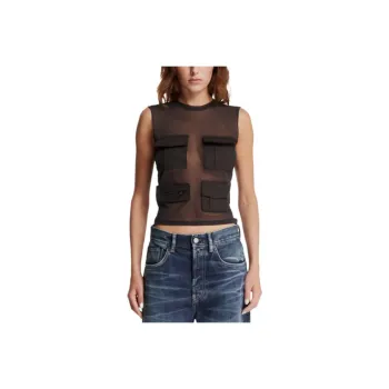 Acne Studios Mesh Panelled Top