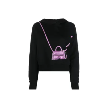 KARL LAGERFELD / Karl Lagerfeld Jeans IKON/K Bag Print Hoodie