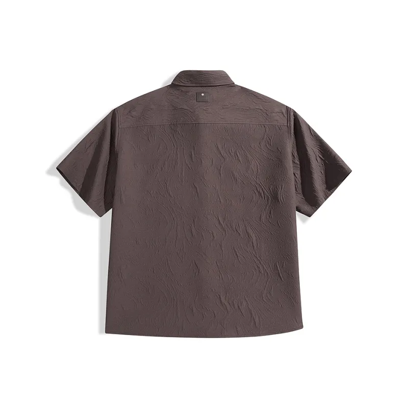 PEACEBIRD MEN Shirt Men's Chocolate Dark Brown 1-1