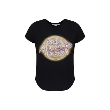 Stella McCartney Logo Printed Crewneck T-Shirt
