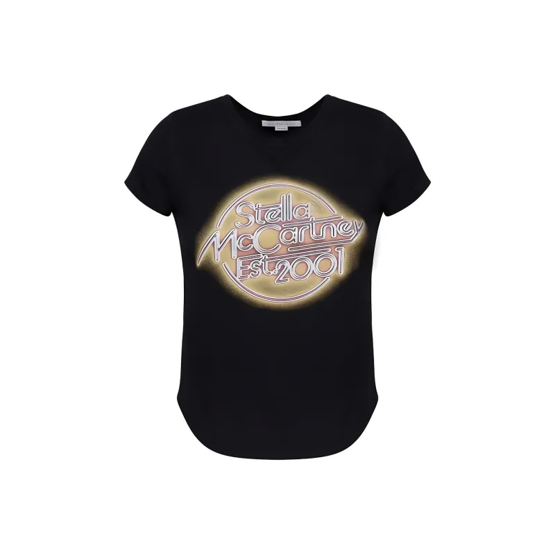 Stella McCartney Logo Printed Crewneck T-Shirt-0